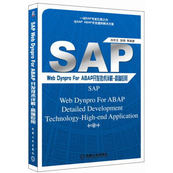 SAP Web Dynpro For ABAP開發技術詳解 高端應用 pdf epub mobi 電子書 下載