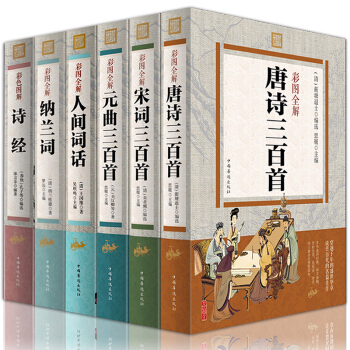 唐诗宋词元曲三百首纳兰词诗经人间词话彩图图解全套6本任选诠注全译文白对照 中国诗词大会鉴赏 纳兰词 pdf epub mobi 电子书 下载