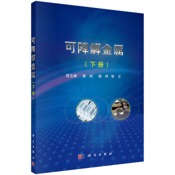 可降解金屬（下冊） pdf epub mobi 電子書 下載