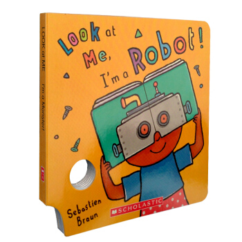 英文原版Look At Me Mask I'm a Robot!纸板书Scholastic pdf epub mobi 电子书 下载