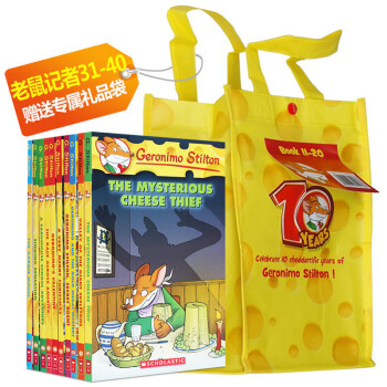 Geronimo Stilton 31-40老鼠記者 英文原版 少兒趣味章節故事書