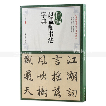 精編趙孟頫書法字典 精編常用字書法字典 趙孟頫楷書行書書法字典毛筆書法字典大全 江西美術齣