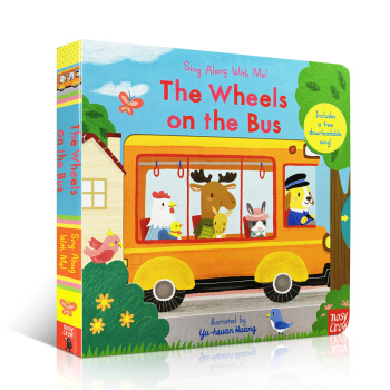 英文原版The Wheels on the Bus公交車上的輪子童謠玩具機關操作紙闆書 pdf epub mobi 電子書 下載