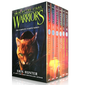 英文原版Warriors Omen of the Stars Volumes猫武士第4部 pdf epub mobi 电子书 下载