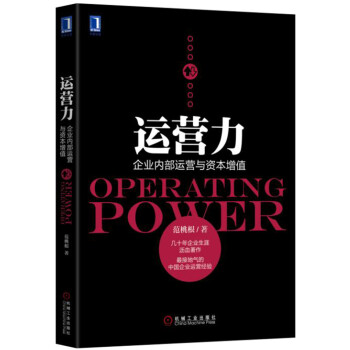 运营力：企业内部运营与资本增值 pdf epub mobi 电子书 下载