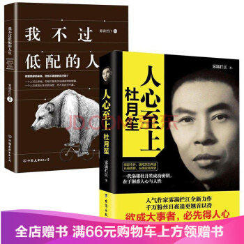 人心至上：杜月笙+我不过低配的人生 雾满拦江 著 成功励志 人物传记 pdf epub mobi 电子书 下载