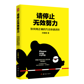 请停止无效努力：如何用正确的方法快速进阶 pdf epub mobi 电子书 下载