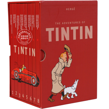 [现货]丁丁历险记1-8 套装 英文原版 Tintin Collection Box 8册精装收藏 pdf epub mobi 电子书 下载