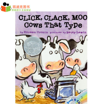廖彩杏書單 Click Clack Moo, Cows That Type CD平裝英文原版繪本# pdf epub mobi 電子書 下載