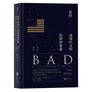 惡俗：或現代文明的種種愚蠢（修訂第3版 精裝版） [BAD or the Dumbing of America] pdf epub mobi 電子書 下載