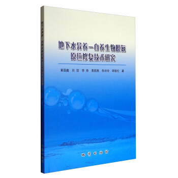 地下水异养：自养生物脱氮原位修复技术研究 pdf epub mobi 电子书 下载