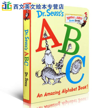 英文原版Dr. Seuss's ABC 紙闆書Bright and Early Board pdf epub mobi 電子書 下載