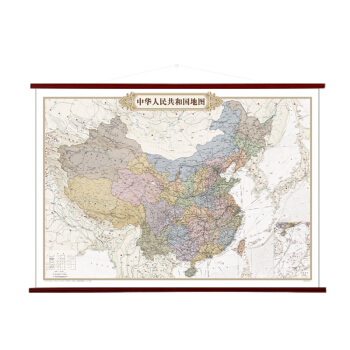 2018中國地圖(仿古精裝)中國地圖掛圖 仿古世界地圖 精裝掛圖 印製精美 高清印刷 pdf epub mobi 電子書 下載