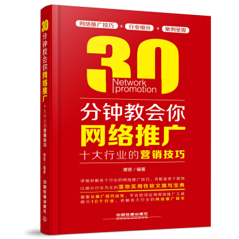 30分钟教会你网络推广：十大行业的营销技巧 pdf epub mobi 电子书 下载