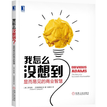 我怎么没想到?显而易见的商业智慧 [Obvious Adams: The Story of a Successful Businessm] pdf epub mobi 电子书 下载