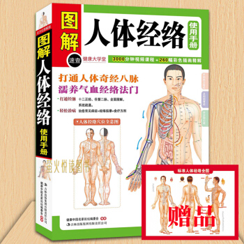 【赠穴位图】 图解人体经络使用手册 健康大学堂 拔罐刮痧艾灸气功食疗 中医养生书籍 四季 pdf epub mobi 电子书 下载