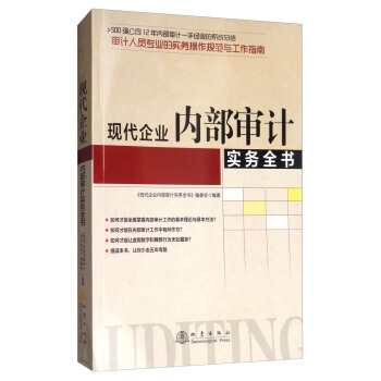 現代企業內部審計實務全書 pdf epub mobi 電子書 下載