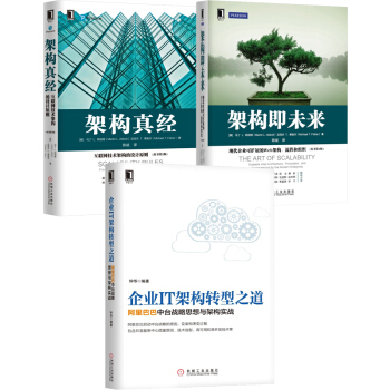 企業IT架構轉型之道 阿裏巴巴中颱戰略思想與架構實戰+架構即未來+架構真經：互聯網技術架構 pdf epub mobi 電子書 下載