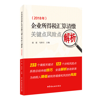 企业所得税汇算清缴关键点风险点解析（2018年） pdf epub mobi 电子书 下载