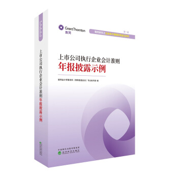 上市公司执行企业会计准则年报披露示例 pdf epub mobi 电子书 下载