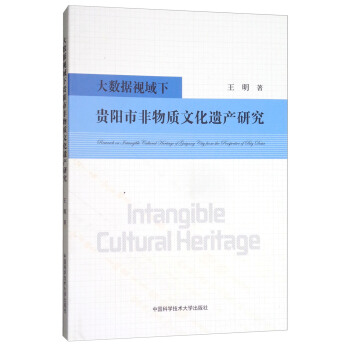 大數據視域下貴陽市非物質文化遺産研究 [Intangible Cultural Heritage] pdf epub mobi 電子書 下載