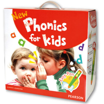 培生原版New Phonics for Kids套装(配点读笔)儿童英语自然拼读学习书