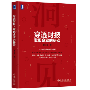 穿透财报 发现企业的秘密 pdf epub mobi 电子书 下载