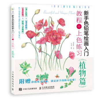新手色铅笔绘画入门 教程+上色练习 植物篇 pdf epub mobi 电子书 下载