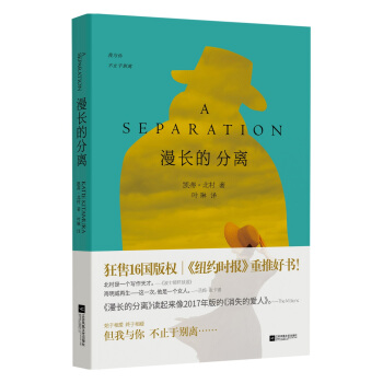 漫长的分离（“女版”海明威悬疑佳作，冷峻文艺版《消失的爱人》） pdf epub mobi 电子书 下载