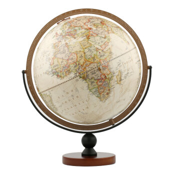 博目地球儀：30cm中英文政區復古立體地球儀(萬嚮底座) pdf epub mobi 電子書 下載