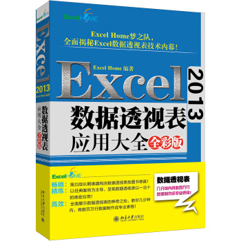 Excel 2013数据透视表应用大全（全彩版） pdf epub mobi 电子书 下载
