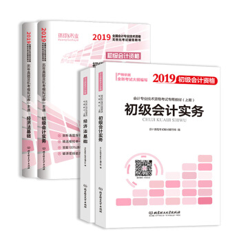 2019初級會計職稱資格考試教材+環球試捲（套裝共4冊） pdf epub mobi 電子書 下載