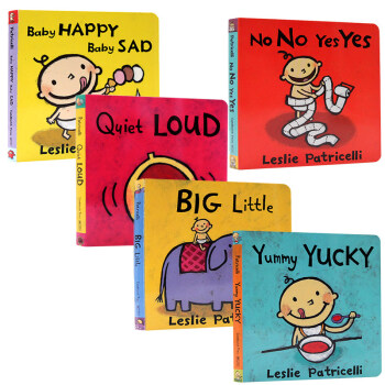 原版 Leslie Patricelli係列5冊閤售 小毛孩 小贓孩Yummy Yucky pdf epub mobi 電子書 下載