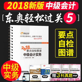 东奥2018中级会计职称考试要点自检图谱 轻松过关5 中级会计实务 pdf epub mobi 电子书 下载