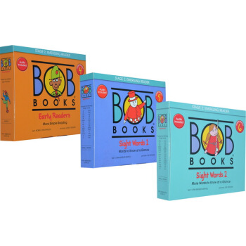 英文原版 Bob Books Set 4-6 鮑勃閱讀 啓濛字母錶 詞匯 初級閱讀 pdf epub mobi 電子書 下載
