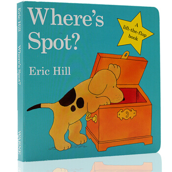 英文原版繪本 Where's Spot? 小玻在哪裏係列 紙闆書 翻翻書