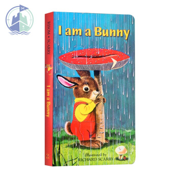 I Am a Bunny 我是一只兔子 儿童英文原版书 进口绘本 低幼童纸板书斯凯瑞 pdf epub mobi 电子书 下载