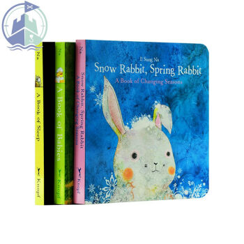 韩国暖心萌萌哒低幼绘本 宝宝纸板书3册套装 宝宝 睡眠 四季 pdf epub mobi 电子书 下载
