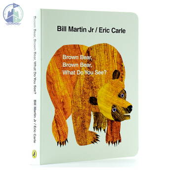 棕色的熊棕色的熊你在看什麼英文原版BrownBear紙闆書EricCarle廖彩杏繪本書單 pdf epub mobi 電子書 下載