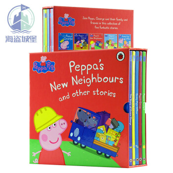 粉红猪小妹小猪佩奇peppa's pig new neighbours英文原版五本套 pdf epub mobi 电子书 下载