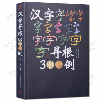 漢字尋根300例漢字字源書法研究書籍 正版