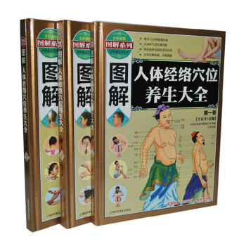 圖解人體經絡穴位養生大全彩圖紙經絡按摩書3捲附帶人體經絡圖 pdf epub mobi 電子書 下載
