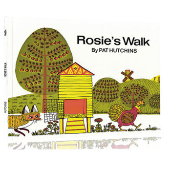 英文原版Rosie's Walk 母雞蘿絲去散步廖彩杏書單兒童繪本 兒童啓濛學習英文版
