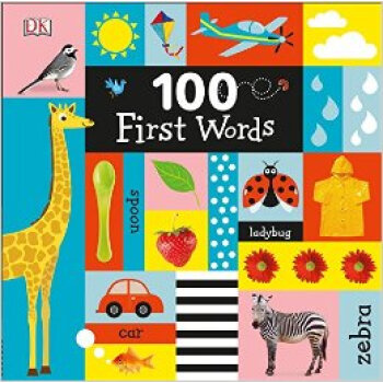 100 First Words 英文原版 [0-2歲] pdf epub mobi 電子書 下載