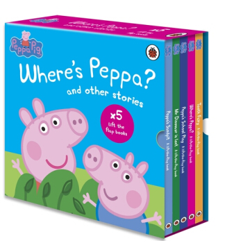 小猪佩奇peppa pig 进口原版 Where’s Peppa？翻翻书 精装5册大开本独家书 英文原版 [平装] pdf epub mobi 电子书 下载