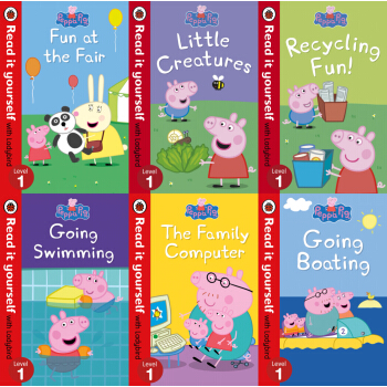 小猪佩奇 京东独家 Peppa pig Read It Yourself 12本彩色套装 pdf epub mobi 电子书 下载
