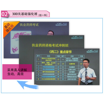送视频 执业药师2018中药/西药 执业药师考试用书 职业药师中药/西药教材真题模拟试卷 赠品3(课件)