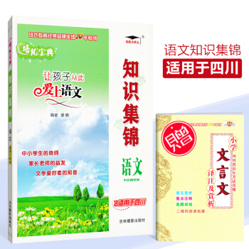 2018年新版培优宝典让孩子从此爱上语文 知识集锦 语文 四川专版【适用于四川】 pdf epub mobi 电子书 下载