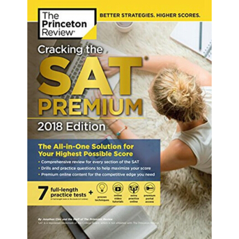 破解SAT考試2018 英文原版 Cracking the SAT Premium2018 pdf epub mobi 電子書 下載