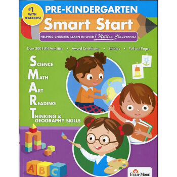 Skill Sharpeners技能鉛筆刀綜閤版學前級 英文原版 Smart Start pdf epub mobi 電子書 下載